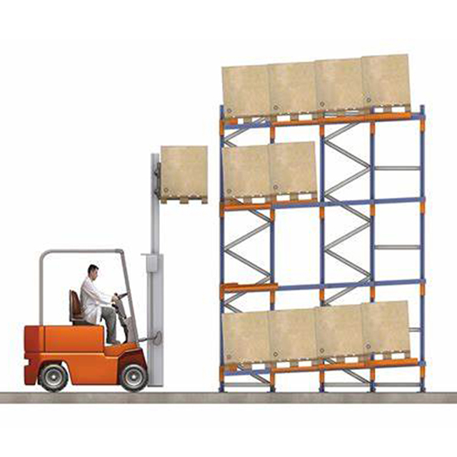 Warehouse Lifo Steel Heavy Duty Push Back Pallet Racking From China