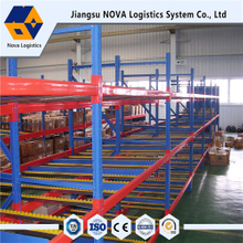 Medium Duty Roller Flow-Through Racking with High Density