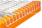Inverted F Support Wire Mesh Decking for Pallet Rack