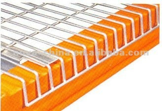 Inverted F Support Wire Mesh Decking for Pallet Rack
