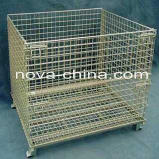 Nova--Foldable Wire Mesh Container/Mesh Container