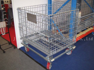 Heavy Duty Steel Movable Wire Container