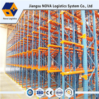 Powder Coating Steel Drive in Pallet Racking for Warehouse Storage