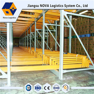 Heavy Duty Steel Push-Back Pallet Rack with Ce Certificated