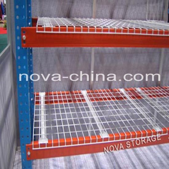 Inverted F Support Wire Mesh Decking for Pallet Rack