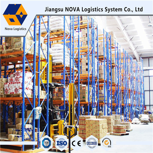 Heavy Duty Steel Narrow Aisle VNA Pallet Rack 