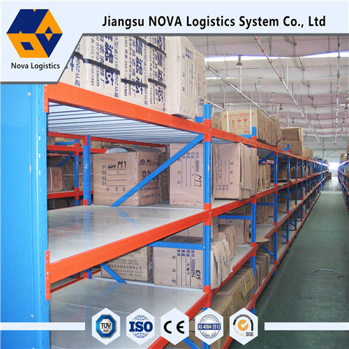 Metal Medium Duty Long Span Shelving Rack For Warehouse Storage