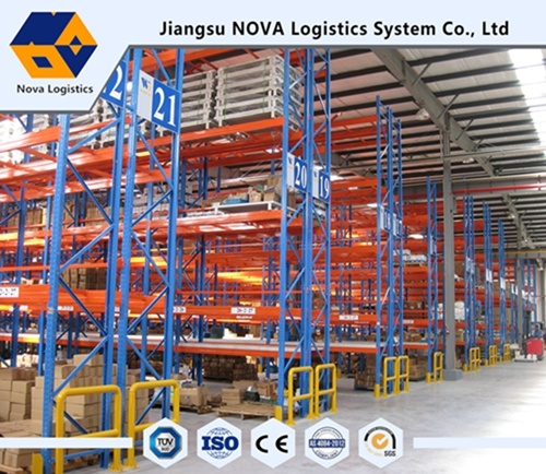 Heavy Duty Racks with Blue Frame and Orange Beam from China