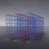 FIFO Intensive Aisle Warehouse Forklift Steel Two-way Drive-in Racking System