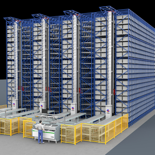  Smart Lifting Automatic Storage Rack Warehouse for Industry