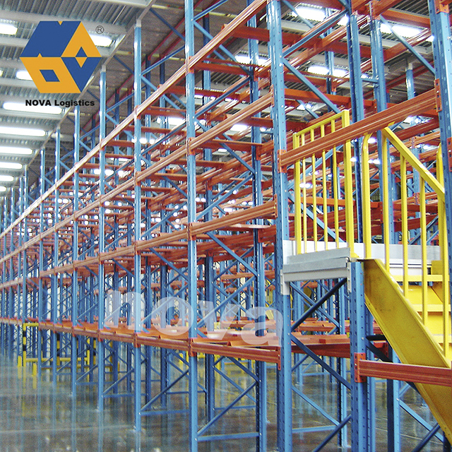 Warehouse Storage Racking Support Mezzanine Floor Pallet Rack