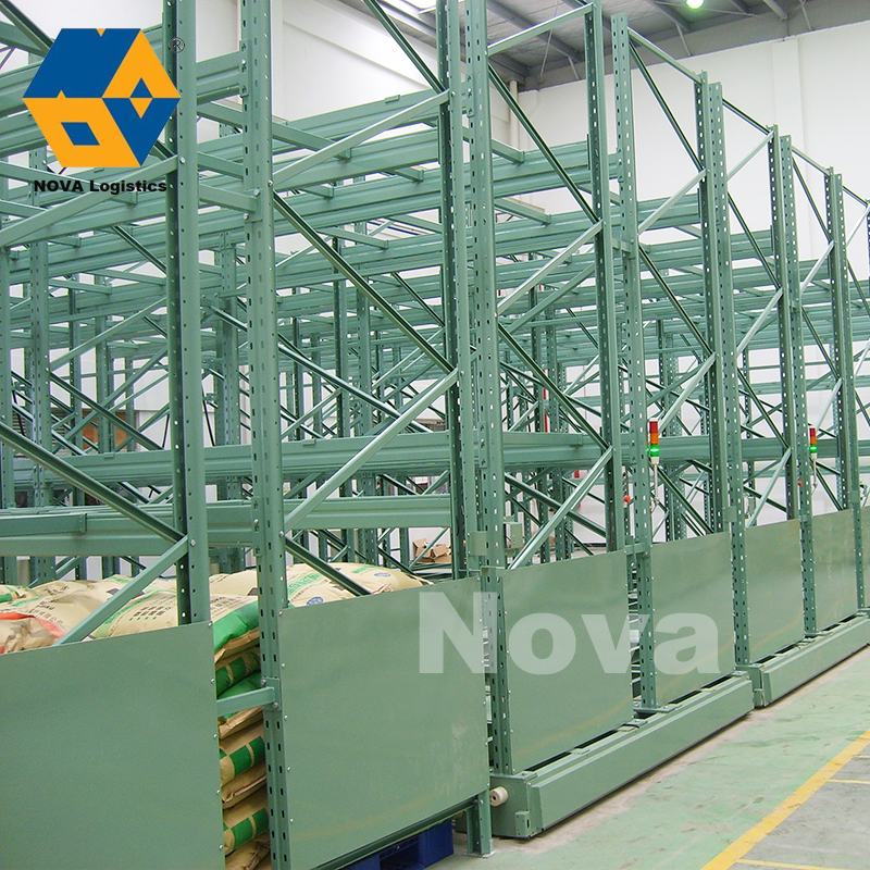 Steel Storage Movable Racks Warehouse Pallet Mobile Racking from China