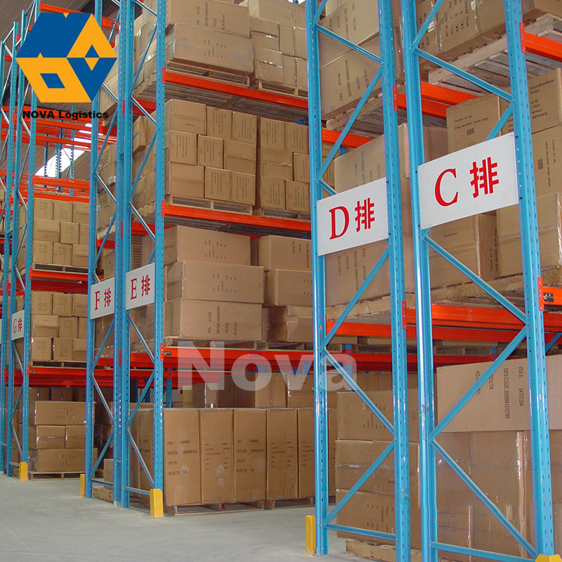 NOVA Warehouse Q235B Steel Multi Tier Shelf Racking Heavy Duty Pallet Rack