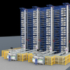  Smart Lifting Automatic Storage Rack Warehouse for Industry