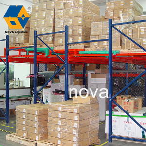 Warehouse Q235B Heavy Weight Storage Pallet Push Back Racking