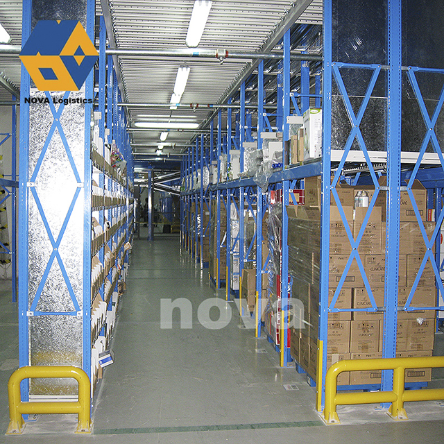 Steel Medium Duty Rack Mezzanine with Floor Support