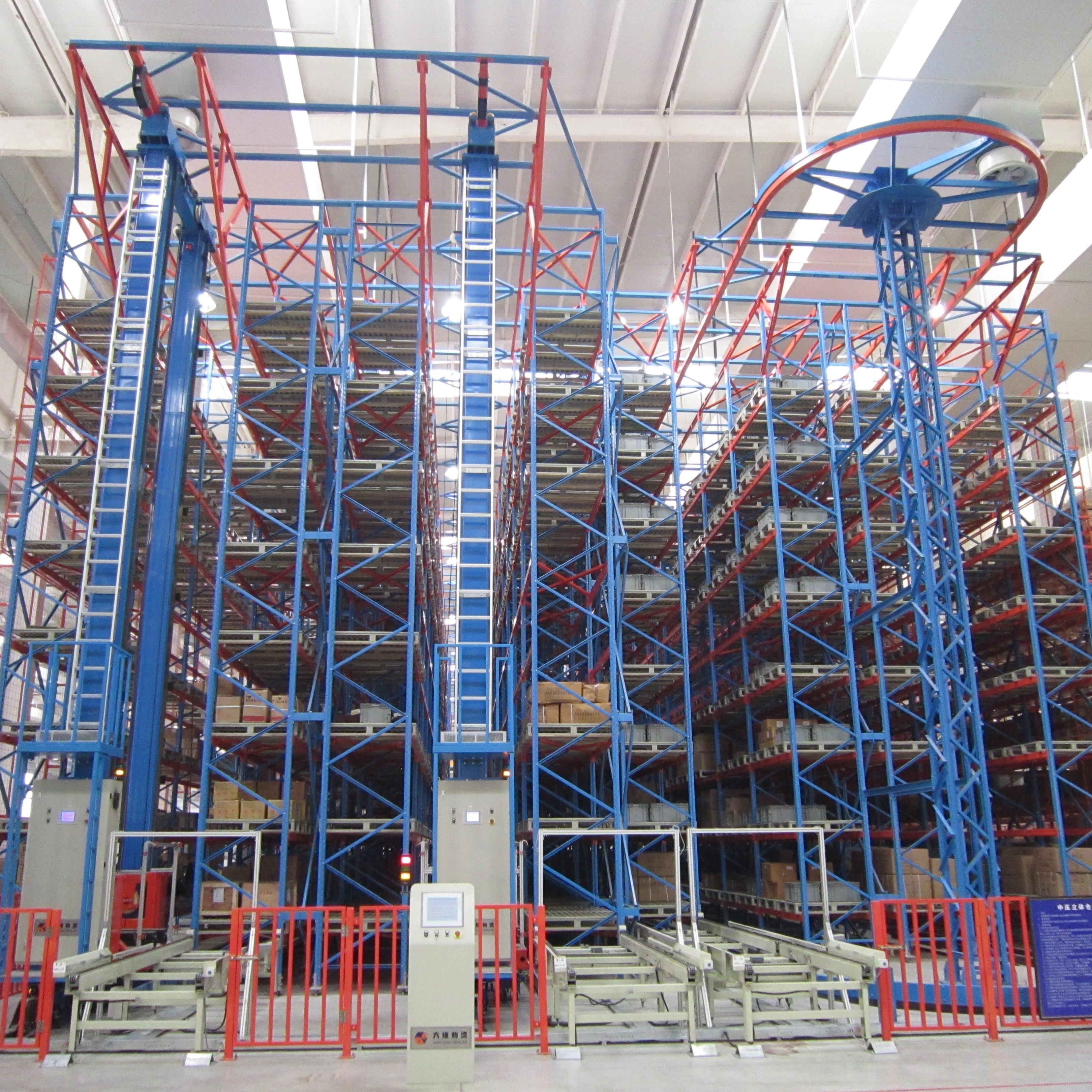 Automatic Storage and Retrieval System Racking System ASRS Warehouse Storage Solution System