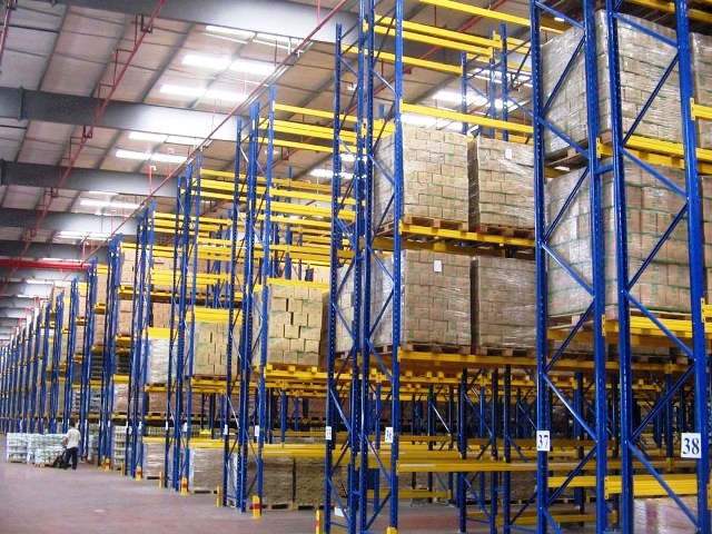 Customized heavy duty warehouse storage selective pallet racking 