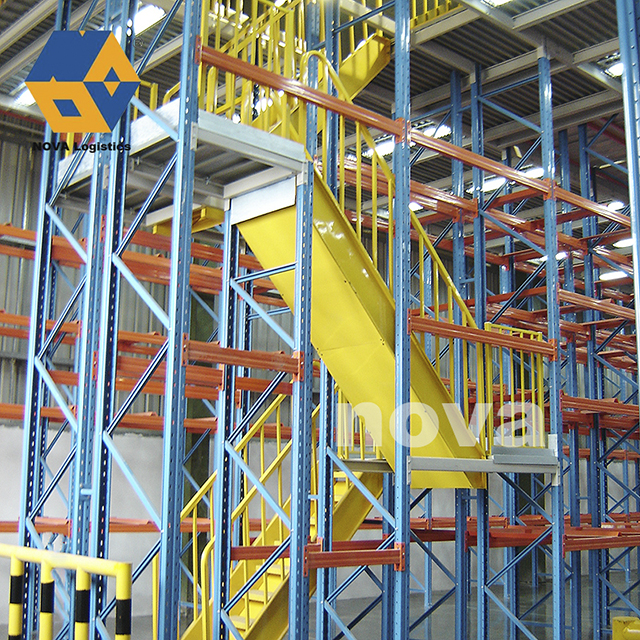 Warehouse Storage Racking Support Mezzanine Floor Pallet Rack